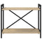 vidaXL Bookcase Sonoma oak 60 x 30 x 48.5 cm Engineered wood