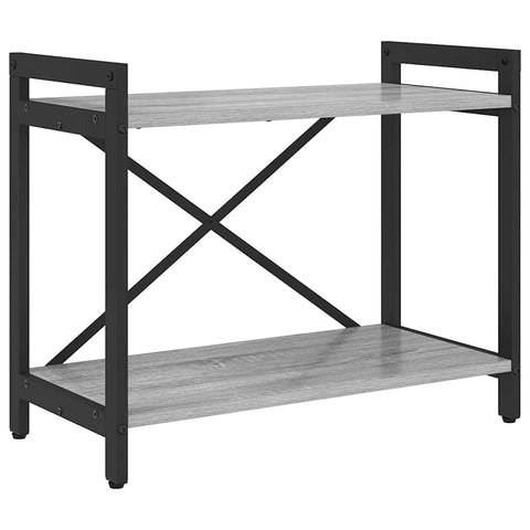 vidaXL Bookcase Grey sonoma 60 x 30 x 48.5 cm Engineered wood