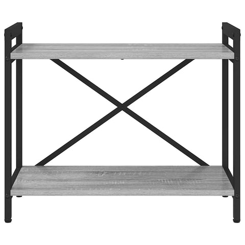 vidaXL Bookcase Grey sonoma 60 x 30 x 48.5 cm Engineered wood