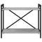 vidaXL Bookcase Grey sonoma 60 x 30 x 48.5 cm Engineered wood