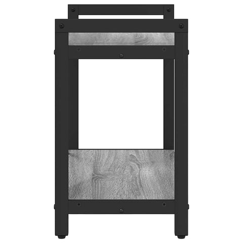 vidaXL Bookcase Grey sonoma 60 x 30 x 48.5 cm Engineered wood