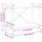 vidaXL Bookcase Grey sonoma 60 x 30 x 48.5 cm Engineered wood