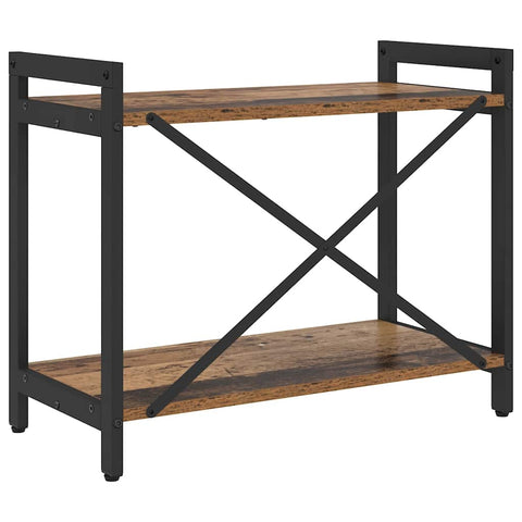 vidaXL Bookcase Old wood 60 x 30 x 48.5 cm Engineered wood