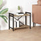 vidaXL Bookcase Artisan oak 60 x 30 x 48.5 cm MDF, Steel