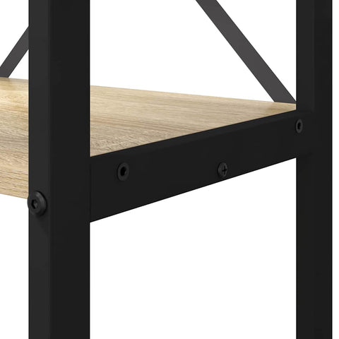 vidaXL Bookcase Sonoma oak 80 x 30 x 188 cm Engineered wood
