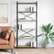 vidaXL Bookcase Sonoma oak 80 x 30 x 188 cm Engineered wood