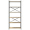 vidaXL Bookcase Sonoma oak 80 x 30 x 188 cm Engineered wood