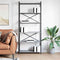 vidaXL Bookcase Grey sonoma 80 x 30 x 188 cm Engineered wood