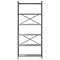 vidaXL Bookcase Grey sonoma 80 x 30 x 188 cm Engineered wood