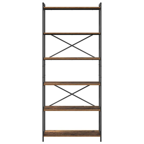 vidaXL Bookcase Old wood 80 x 30 x 188 cm Engineered wood