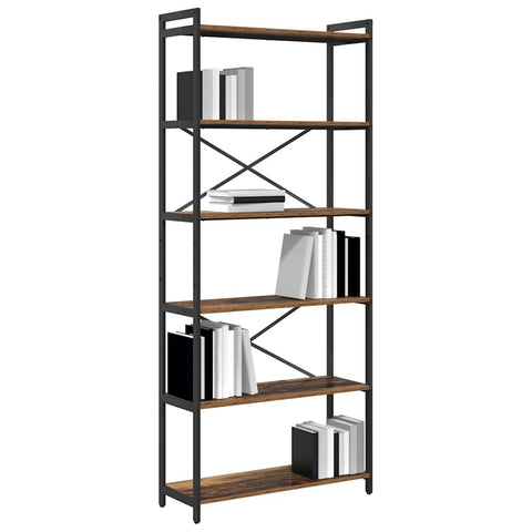 vidaXL Bookcase Old wood 80 x 30 x 188 cm Engineered wood