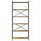vidaXL Bookcase Artisan oak 80 x 30 x 188 cm Engineered wood