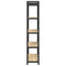 vidaXL Bookcase Sonoma oak 80 x 30 x 153 cm Engineered wood