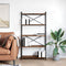vidaXL Bookcase Smoked oak 80 x 30 x 153 cm Engineered wood