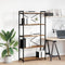 vidaXL Bookcase Old wood 80 x 30 x 153 cm Wood and steel