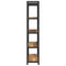 vidaXL Bookcase Old wood 80 x 30 x 153 cm Wood and steel
