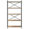 vidaXL Bookcase Artisan oak 80 x 30 x 153 cm Engineered wood