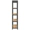 vidaXL Bookcase Artisan oak 80 x 30 x 153 cm Engineered wood