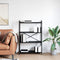 vidaXL Bookcase Black oak 80 x 30 x 118 cm Engineered wood