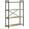 vidaXL Bookcase Sonoma oak 80 x 30 x 118 cm Particle board