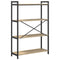 vidaXL Bookcase Sonoma oak 80 x 30 x 118 cm Particle board