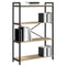 vidaXL Bookcase Sonoma oak 80 x 30 x 118 cm Particle board