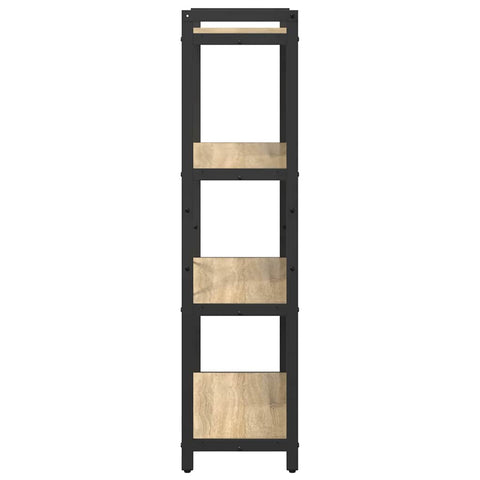 vidaXL Bookcase Sonoma oak 80 x 30 x 118 cm Particle board