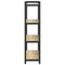 vidaXL Bookcase Sonoma oak 80 x 30 x 118 cm Particle board