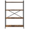 vidaXL Bookcase Smoked oak 80 x 30 x 118 cm Wood