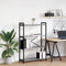 vidaXL Bookcase Grey sonoma 80 x 30 x 118 cm Engineered wood