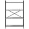 vidaXL Bookcase Grey sonoma 80 x 30 x 118 cm Engineered wood