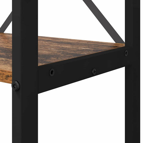 vidaXL Bookcase Old wood 80 x 30 x 118 cm Particle board