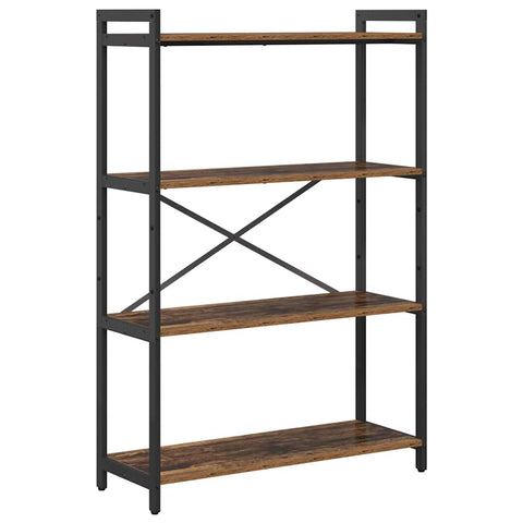 vidaXL Bookcase Old wood 80 x 30 x 118 cm Particle board