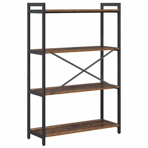 vidaXL Bookcase Old wood 80 x 30 x 118 cm Particle board