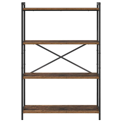 vidaXL Bookcase Old wood 80 x 30 x 118 cm Particle board