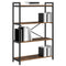 vidaXL Bookcase Old wood 80 x 30 x 118 cm Particle board