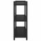 vidaXL Bookcase Black oak 80 x 30 x 83 cm Engineered wood