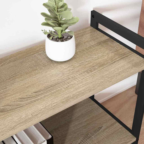 vidaXL Bookcase Sonoma oak 80 x 30 x 83 cm Particle board