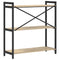 vidaXL Bookcase Sonoma oak 80 x 30 x 83 cm Particle board