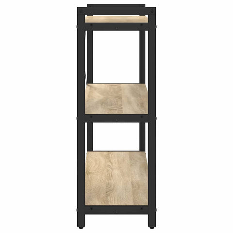 vidaXL Bookcase Sonoma oak 80 x 30 x 83 cm Particle board
