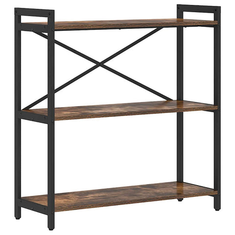 vidaXL Bookcase Smoked oak 80 x 30 x 83 cm Particle board