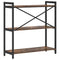 vidaXL Bookcase Smoked oak 80 x 30 x 83 cm Particle board