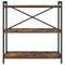 vidaXL Bookcase Smoked oak 80 x 30 x 83 cm Particle board