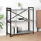 vidaXL Bookcase Grey sonoma 80 x 30 x 83 cm Engineered wood