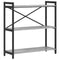 vidaXL Bookcase Grey sonoma 80 x 30 x 83 cm Engineered wood