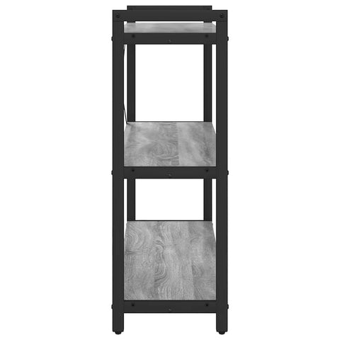 vidaXL Bookcase Grey sonoma 80 x 30 x 83 cm Engineered wood