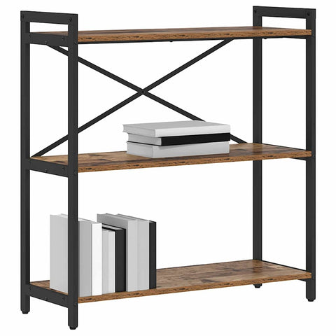 vidaXL Bookcase Old wood 80 x 30 x 83 cm Engineered wood