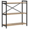vidaXL Bookcase Artisan oak 80 x 30 x 83 cm Engineered wood