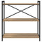 vidaXL Bookcase Artisan oak 80 x 30 x 83 cm Engineered wood