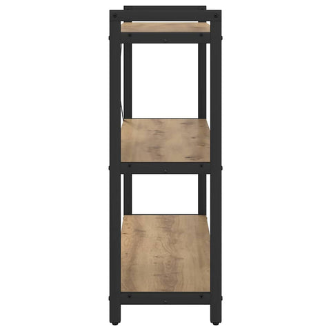 vidaXL Bookcase Artisan oak 80 x 30 x 83 cm Engineered wood